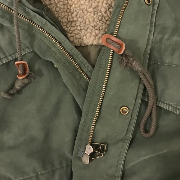 Jack & Jones JORO Military Jacket - Sherpa Lining– Size L - Picture 5 of 12